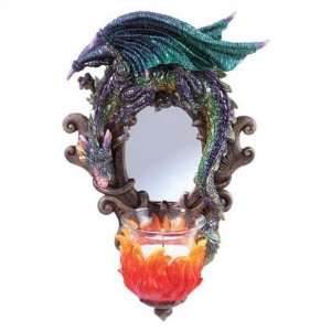  Dragon Wall Mirror And Candleholder