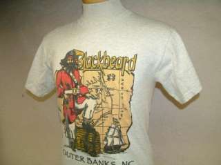 BLACKBEARD PIRATE t shirt OUTER BANKS, NORTH CAROLINA S  