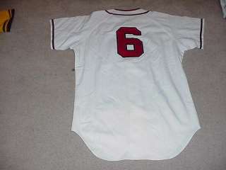 Rocky Colavito Vintage Signed Game Jersey Cleveland Indians  