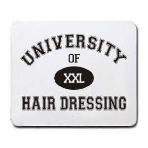  UNIVERSITY OF XXL HAIR DRESSING Mousepad