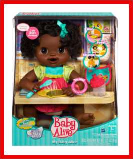Baby ALIVE   MY BABY ALIVE Doll TALKS Poop AFRICAN American *NEW 