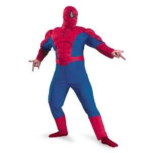 Spiderman Classic Muscle Chest Costume 