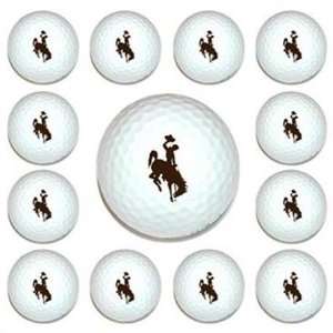 University Wyoming Cowboys Dozen Pack Golf Balls New