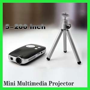   Portable Mini Multimedia Projector 4GB presentations high definition