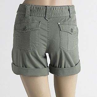 Womens Roll Cuff Twill Shorts  Live Life by Sanctuary Clothing Women 