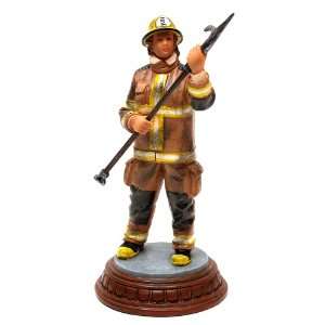 Fireman Red Hats of Courage Ready for the Task Figurine
