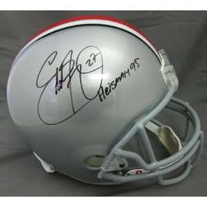 Eddie George Autographed Helmet   OHIO STATE FULL SIZE   Autographed 