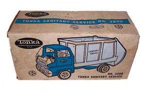 Tonka Sanitary Service Truck Sanitation Trash Garbage  
