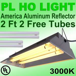110w 2 T5 Fluorescent Lamp Grow Light 10000Lux PL Tube  