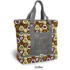 world elaine large tote bag with insulated lunch compartment