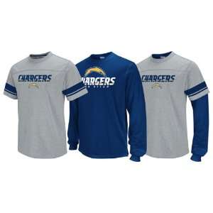  San Diego Chargers NFL 2011 Reebok 3 in 1 T Shirt Combo 