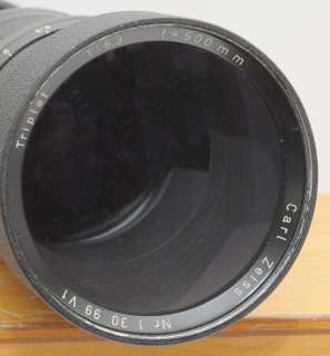 Zeiss f. Hasselblad 16,3/500 mm Triplet Prototype lens  