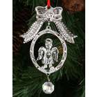   Designs J Strait Designs 0096 Heart Angel Silver Pewter Ornament