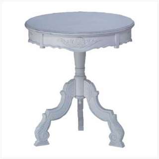 Decorative Themed Figure Round Glass Top Accent Table  