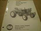 SPEEDEX TRACTOR PARTS CATALOG AND OWNERS MANUAL 832
