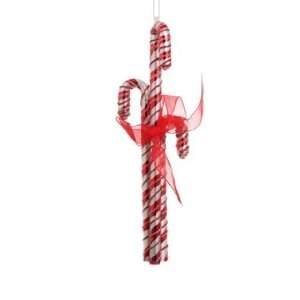  Candy Cane Glass Ornament