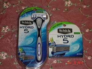 Schick Hydro 5  6 Cartridges and 1 Razor  