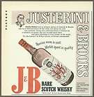   & Brooks J&B Whisky 1961 small print ad / magazine ad, whiskey