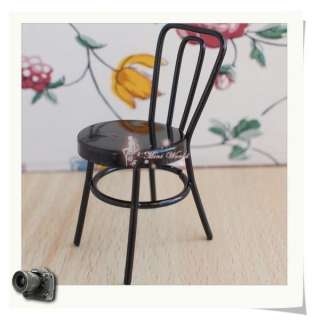 Dollhouse Miniature Metal Sewing Machine Chair H17  