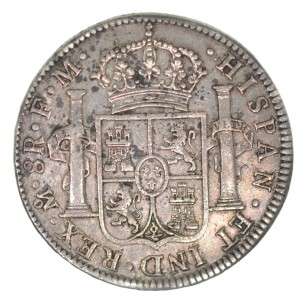 Mexico Silver 8 Reales 1793 Mo FM in Nice Grade  