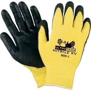  Kevlar Gloves w/ Nitrile Dip, XL (Dozen)