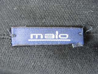 MALO Black Cotton Mid Thigh Length Mini Skirt Size 42  