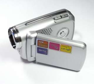New Mini Digital Video Camera Camcorder 12MP 4xZoom 1.8 Silver Free 