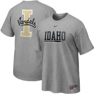 Nike Idaho Vandals Ash Practice T shirt 