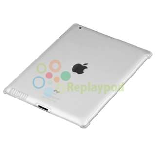   Crystal Snap on Hard Back Case work with Smart Cover For iPad 2  
