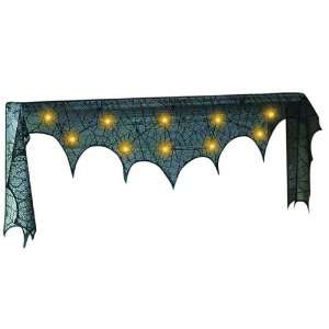  8 Midnight Lace Mantle Scarf with Orange LED Lights (10 