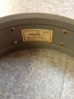 Vintage Rogers Powertone Snare Drum   5x14   Complete  