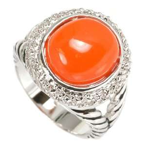 Orange Onyx Ring Jewelry