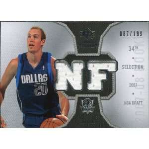   Rookie Threads Parallel #RTNF Nick Fazekas /199 Sports Collectibles