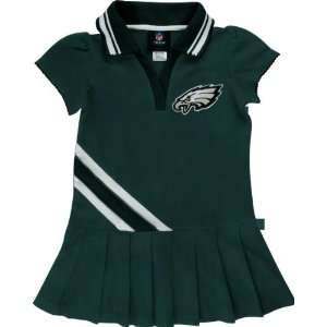  Philadelphia Eagles Toddler Pleated Polo Dress Everything 