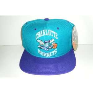 Charlotte Hornets Vintage Snapback New Authentic Hat with 