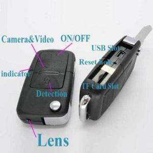 Wireless Webcam Hidden Spy car key camera DVR Cam Motion Detector 