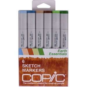    Sketch 6pc Earth Essentials Set by Copic Arts, Crafts & Sewing