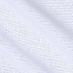   Wide Stretch Cotton Blend Jersey Knit Stark White Fabric By The Yard