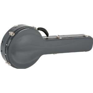  Musicians Gear Fiberglass Banjo Case Dark Grey/Black 