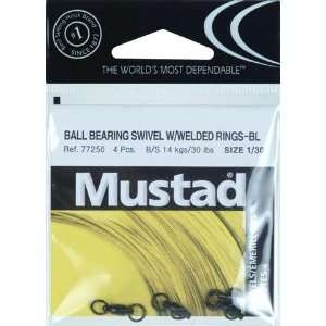  Mustad   Ball Bearing Swivel Size 1 4 Pack Sports 