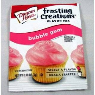 Duncan Hines Frosting Creations Flavor Mix   Bubble Gum (4 packets)