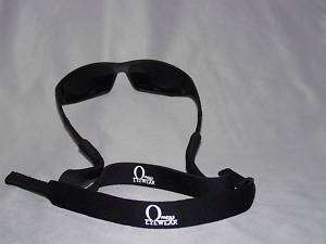 Neoprene Sunglasses strap Black w/ outer LOGO  