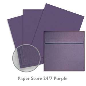  Dark Purple Cardstock and Envelopes Set   250/Set