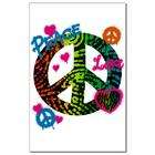 Artsmith Inc Mini Poster Print Peace Love Rainbow Peace Symbol