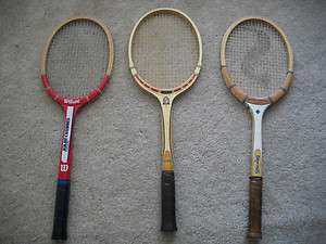 Classic Tennis Rackets Wilson Spalding Jimmy Connors  