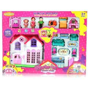  Starbrite Funny Doll house Play Set w 18pc tools 