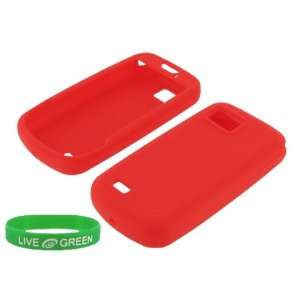  Red Silicone Skin Case for Samsung Behold II T939 Phone, T 