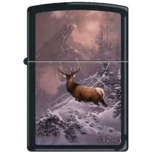 Bull Elk Hunters Dream Zippo Lighter by Blaylock