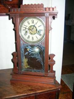 Antique Waterbury Parlor Kitchen Clock for Repair or Parts     