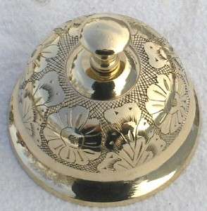 Solid Brass Ornate Victorian Style Hotel Desk Bell New  